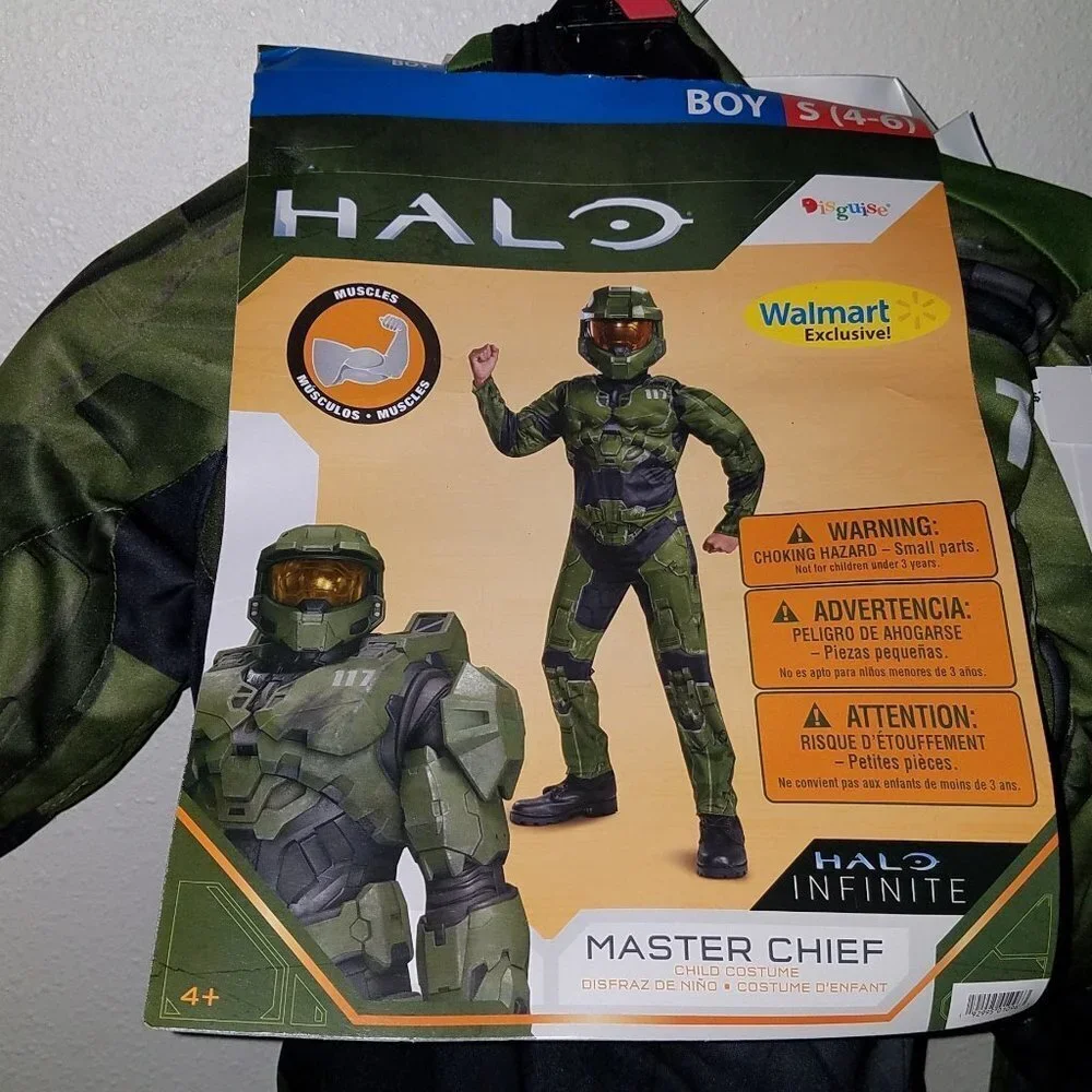 NEW Halo Infinite Master Chief Halloween Costume Small - Picture 3 of 6